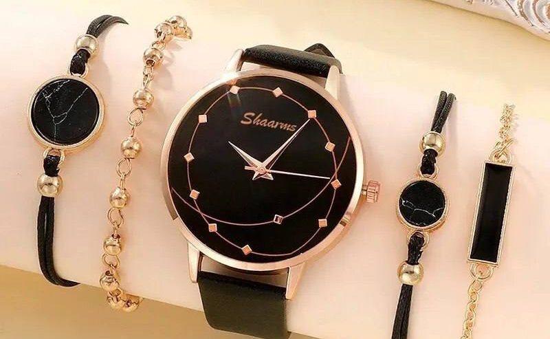 5pcs Set Women Fashion Watch