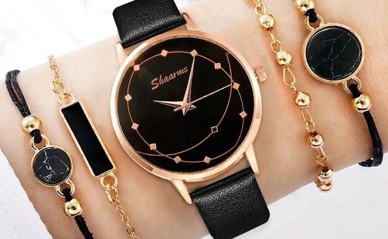 5pcs Set Women Fashion Watch