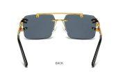 New Retro Rimless Sunglasses for Men Steampunk Sunglasses