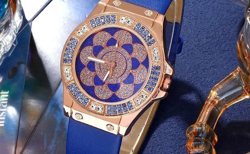 Blue Luxury Women Watches