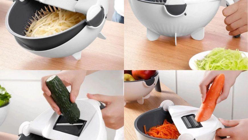 Multifunctional Wet Basket Vegetable Cutter