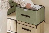 Dust Proof Foldable Storage Box With Lid