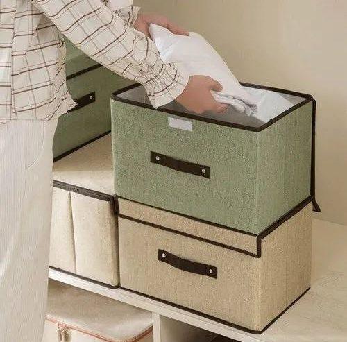 Dust Proof Foldable Storage Box With Lid