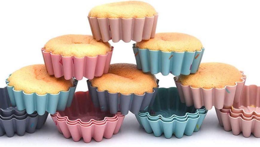 12pcs Silicon Baking Mold