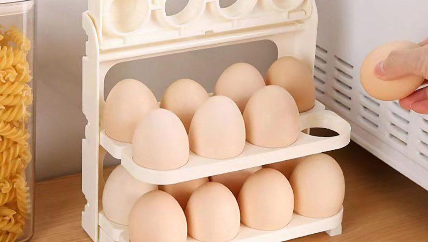 Folding Egg Rack