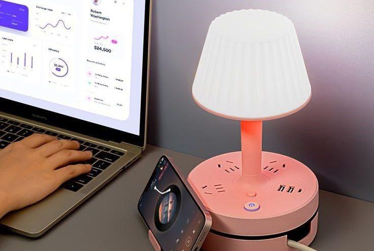 All in One Table Lamp Socket