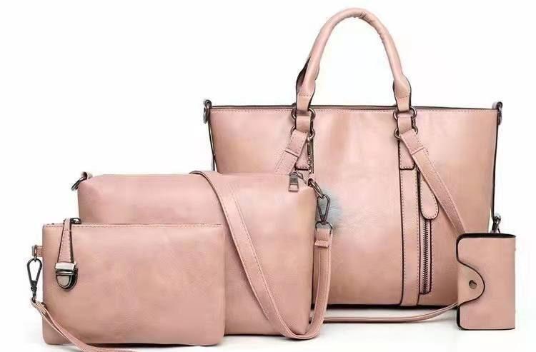 4PCS Women Casual Minimalist Handbag