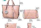 4PCS Women Casual Minimalist Handbag