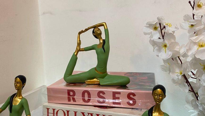 Yoga Pose Resin Ornaments