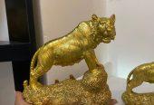 Golden Leopard Statue