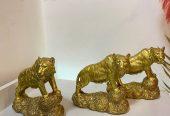 Golden Leopard Statue