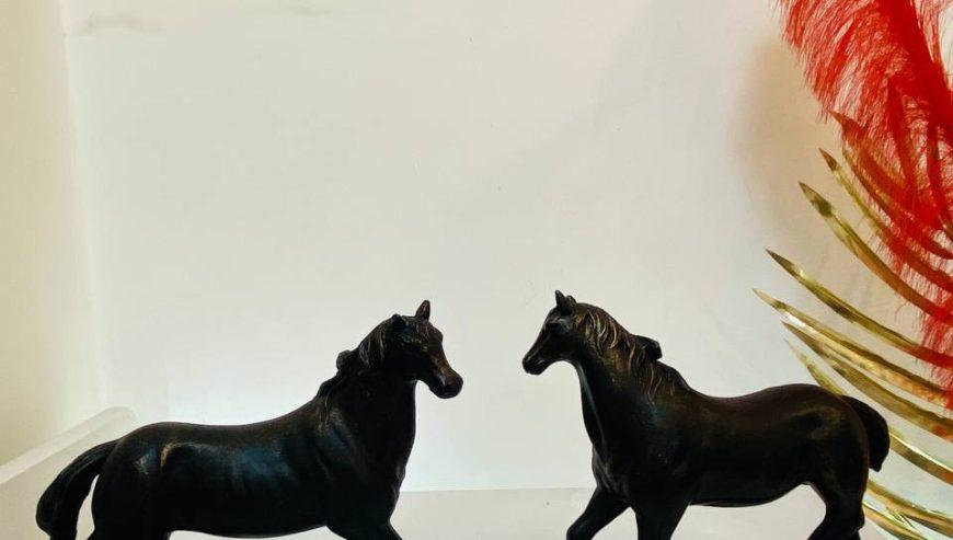 Black Horse Sculpture