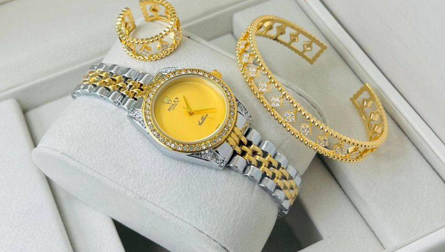 Combo Set Watch For Ladies