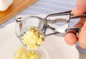 Garlic Press Mincer Stainless Steel