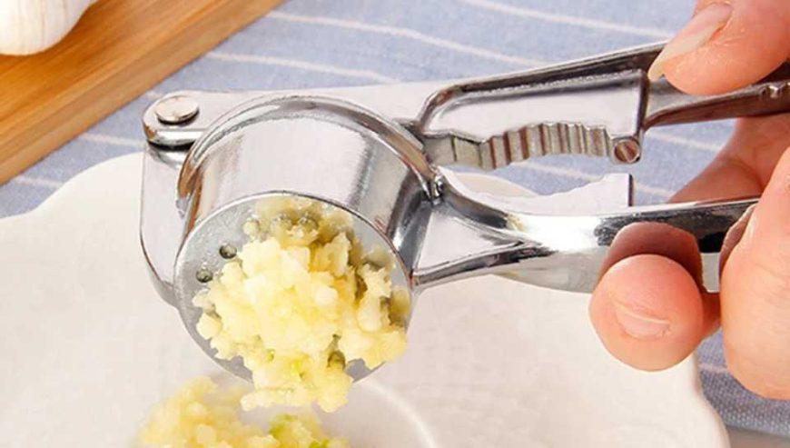 Garlic Press Mincer Stainless Steel