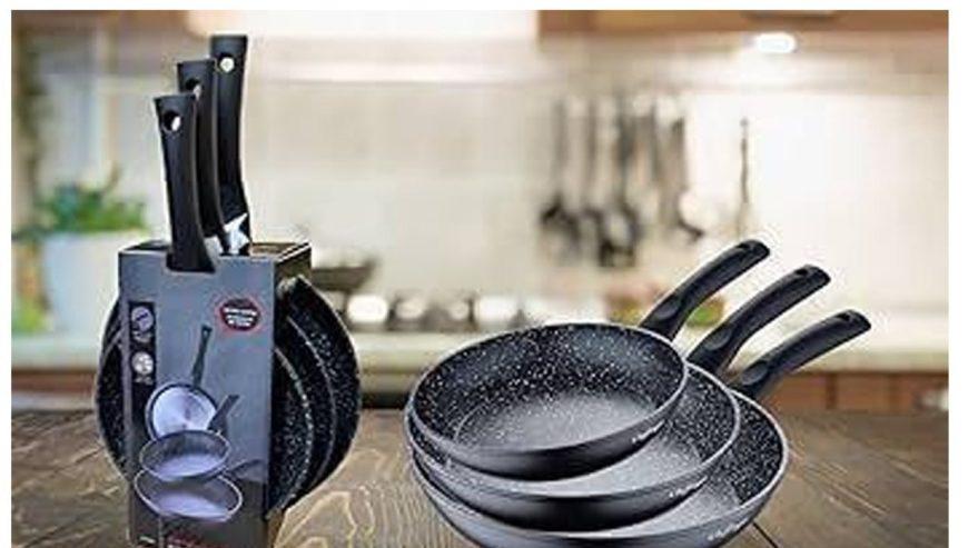 Momcoc 3pcs Fry Pan Set