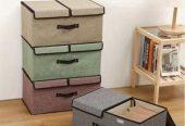 Dust Proof Foldable Storage Box with Lid