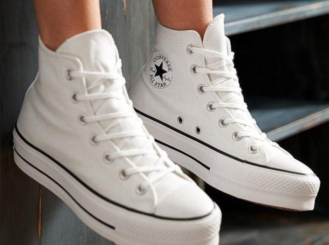 Converse All Star Chuck Taylor Platform Leather Shoes