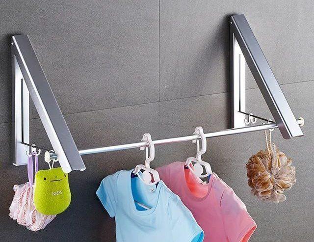 Wall Mounted Clothes Rack