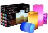 Color changing Set of 3 Luma Candles