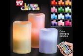 Color changing Set of 3 Luma Candles