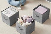 Foldable Fabric Storage Cubes