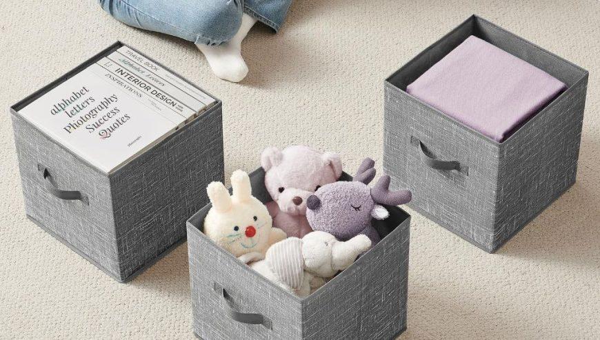 Foldable Fabric Storage Cubes