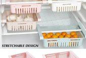 Expandable Plastic Space Saver Fridge Storage