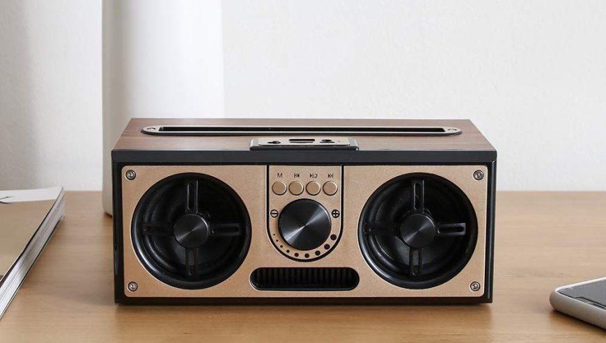 Sevan-Giftology Retro Wood 20W Bluetooth Speaker with FM