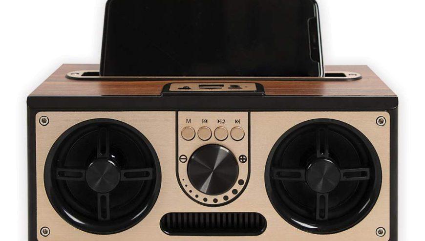 Sevan-Giftology Retro Wood 20W Bluetooth Speaker with FM