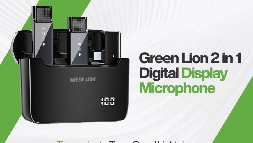 Green Lion 2 in 1 Digital Display Microphone