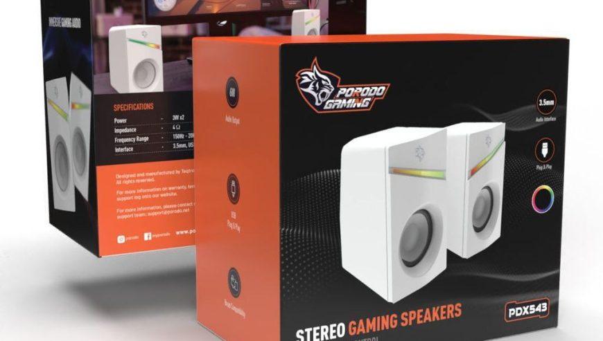 Porodo Gaming Stereo Speakers