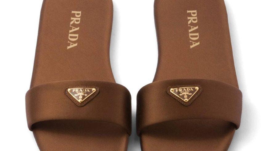  Prada Stain Slides Shoes