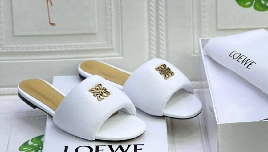 White Loewe Shoes