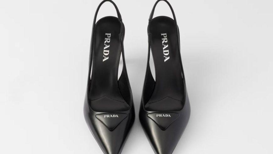 Prada Brushed Leather Shoes