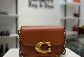 Brown Color Coach Handbag