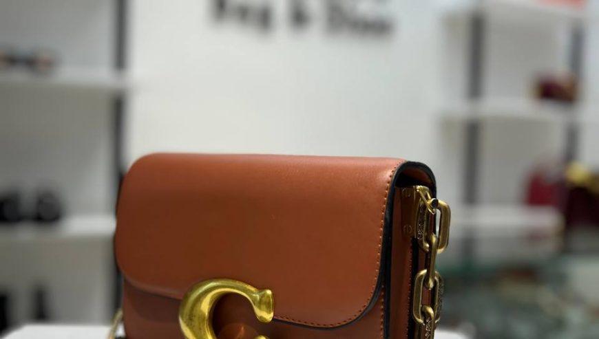 Brown Color Coach Handbag