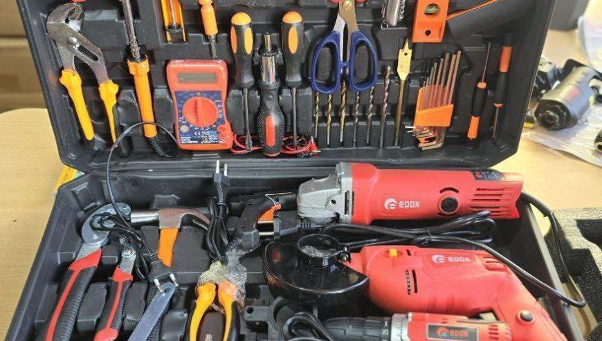 Edon Toolset with Drill and Grinder