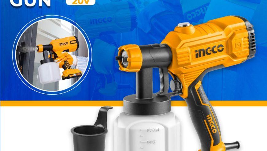 Rechargeable Drill and Spray Gun