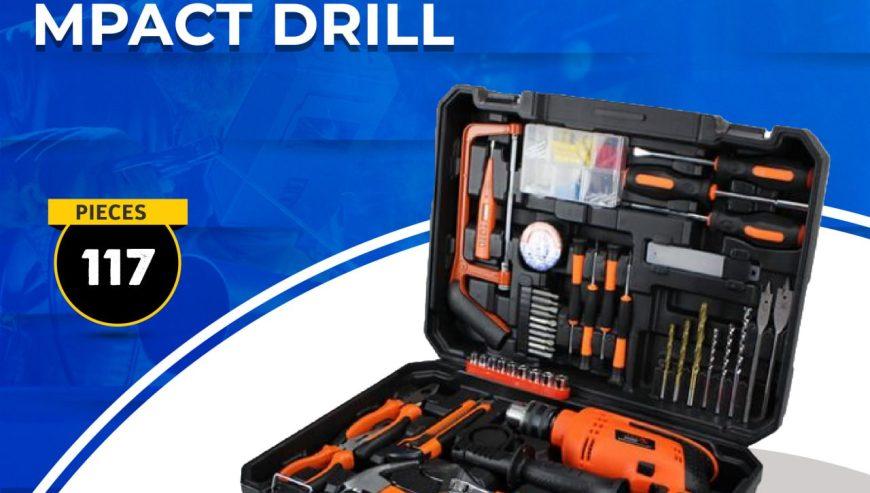 Dera 117 Pieces DIY Tool Box Kit