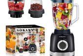 3 in 1 Sokany Multi Purpose Blender