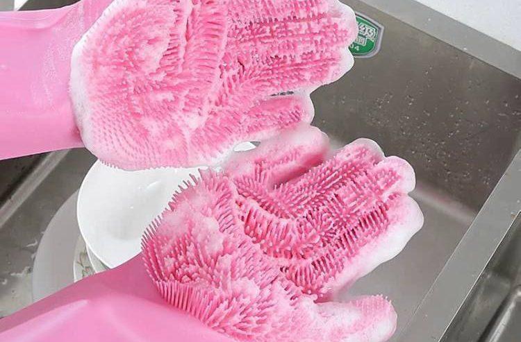 Magic Silicone Dish Washing Gloves