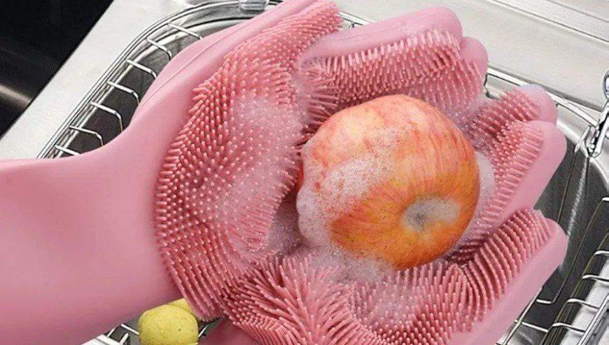 Magic Silicone Dish Washing Gloves