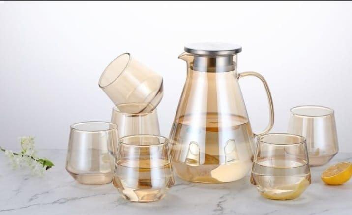 7 Pcs  Glassware Set